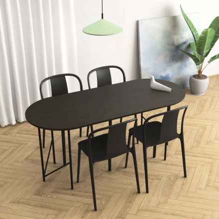 jídelní stoly černé